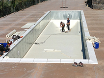 Fasi realizzazione costruzione piscina